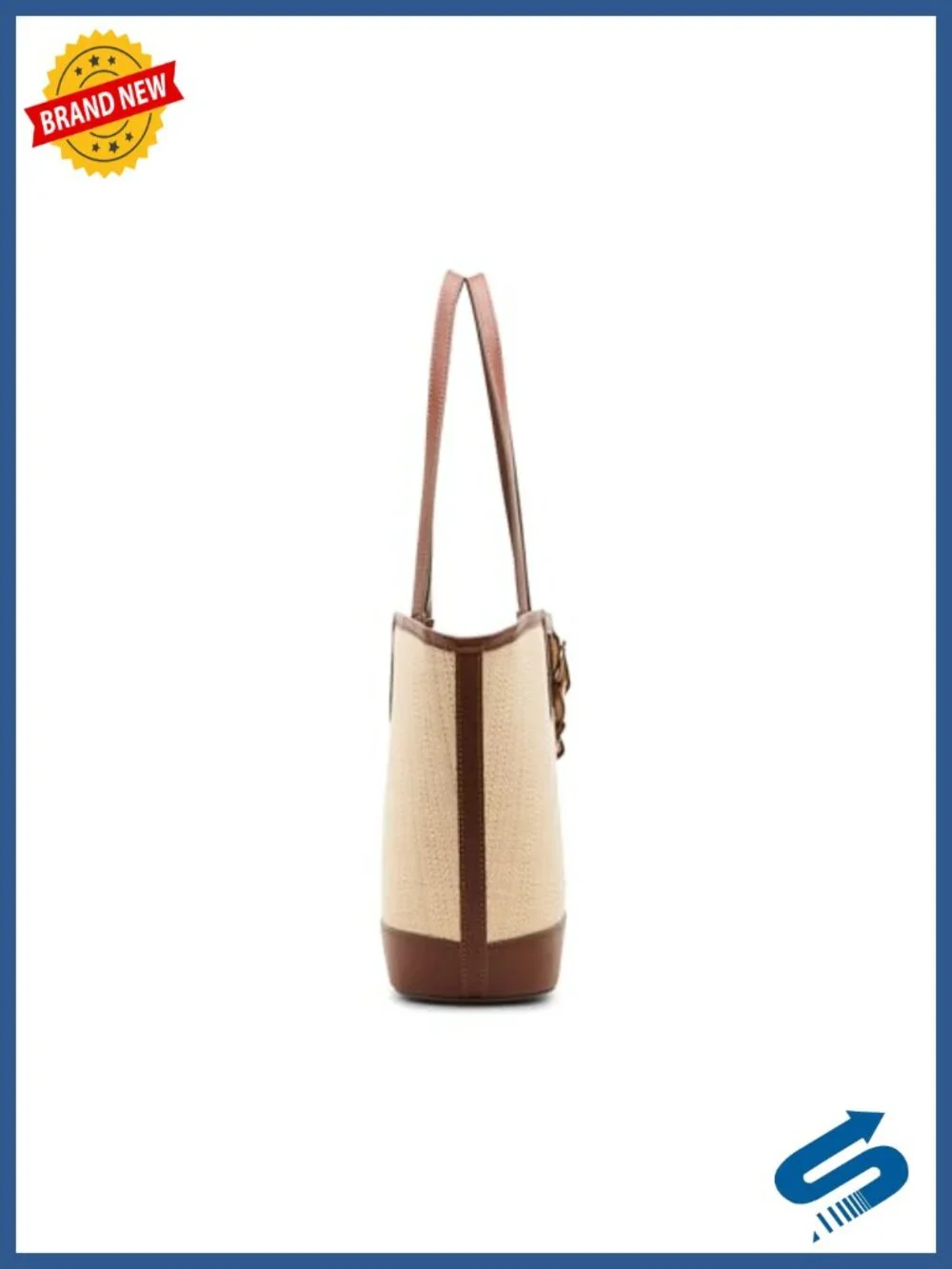 Anne Klein Flower Tote Handbag with Floral Print Satchel
